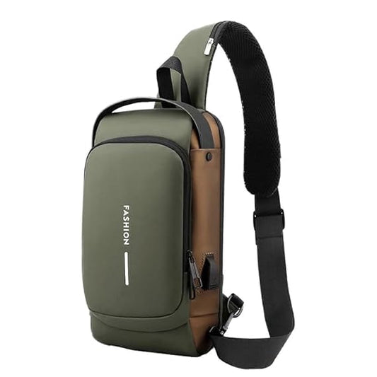ZIVRA Sling Bag With USB Charging Port